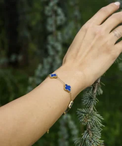 Blue Clover Bileklik