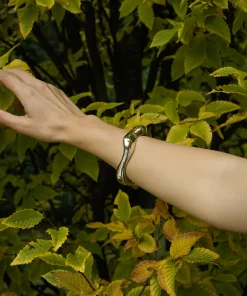 Fluid Silver Bilezik