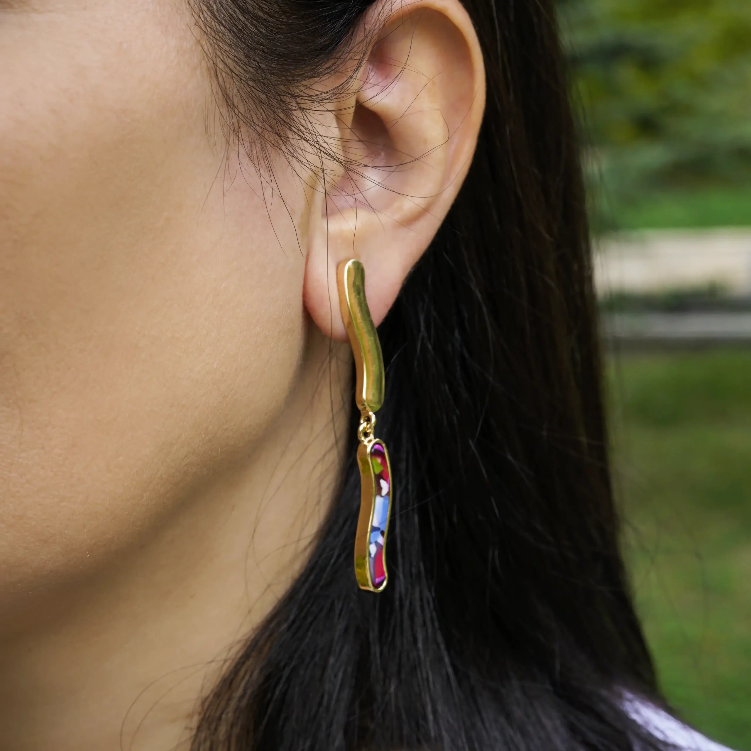 Color Wave Küpe - Görsel 2