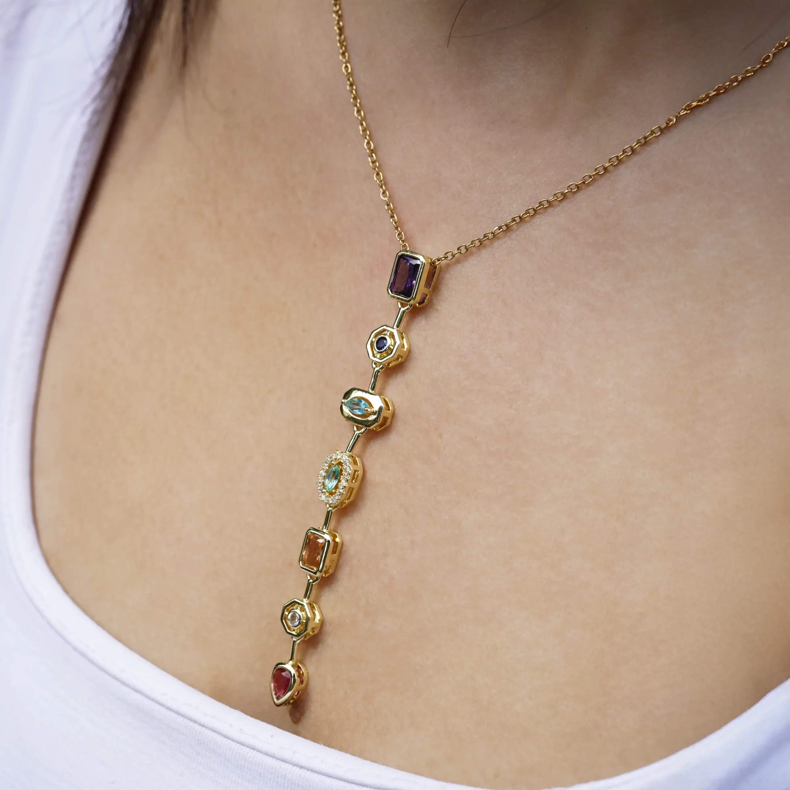 Golden Aura Kolye - Görsel 2