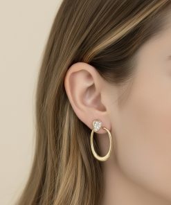 Alternative view of Taşlı Gold Küpe