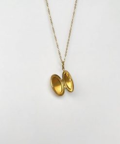 Alternative view of Minimal Oval Anı Kolyesi