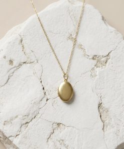 Oval Kapaklı Anı Kolyesi